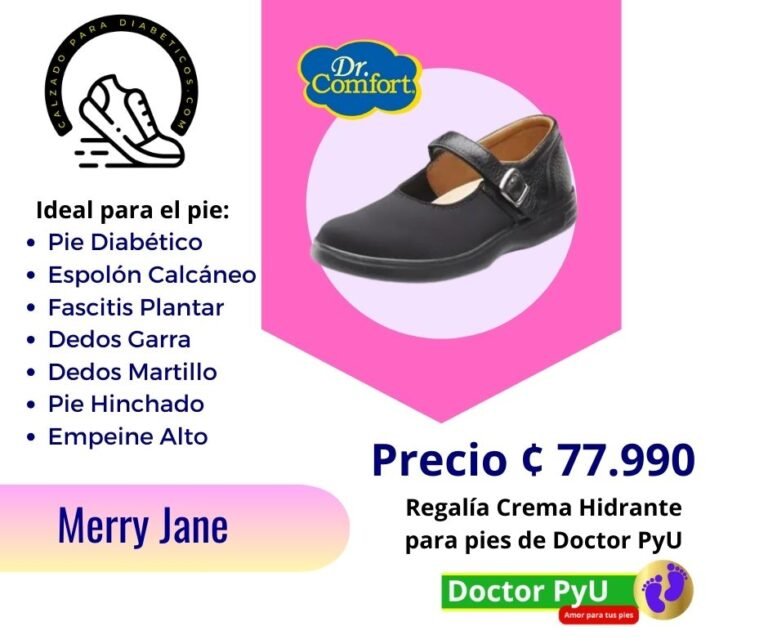 calzado de mujer para Dr. Comfort, calzado Merry jane, comodidad para pies diabéticos, zapatos ortopédicos para mujeres
