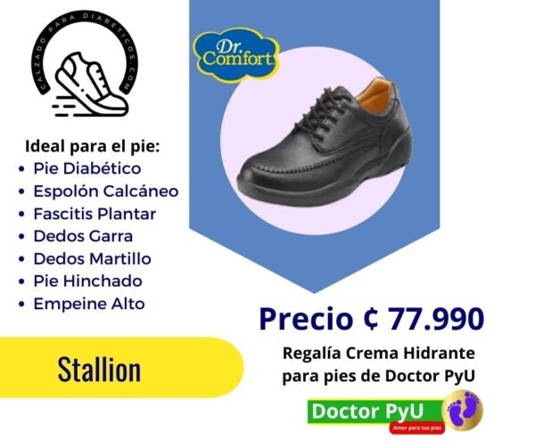 calzado para diabéticos, comodidad, Dr. Comfort, calzado Stallion, salud de los pies, zapatos ortopédicos.